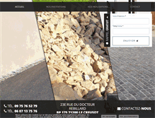 Tablet Screenshot of domus-construction.fr